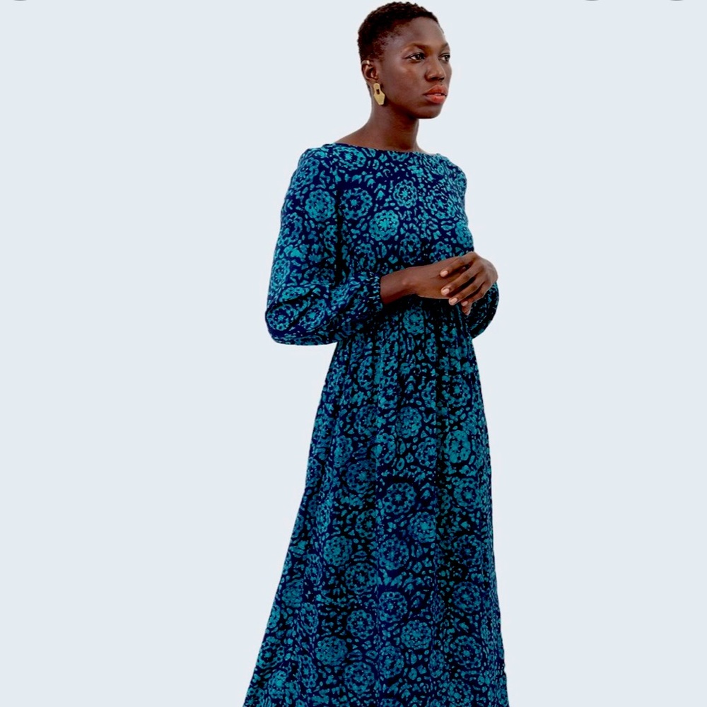 Osei Duro Guise dress in Lady of Shalott colorway